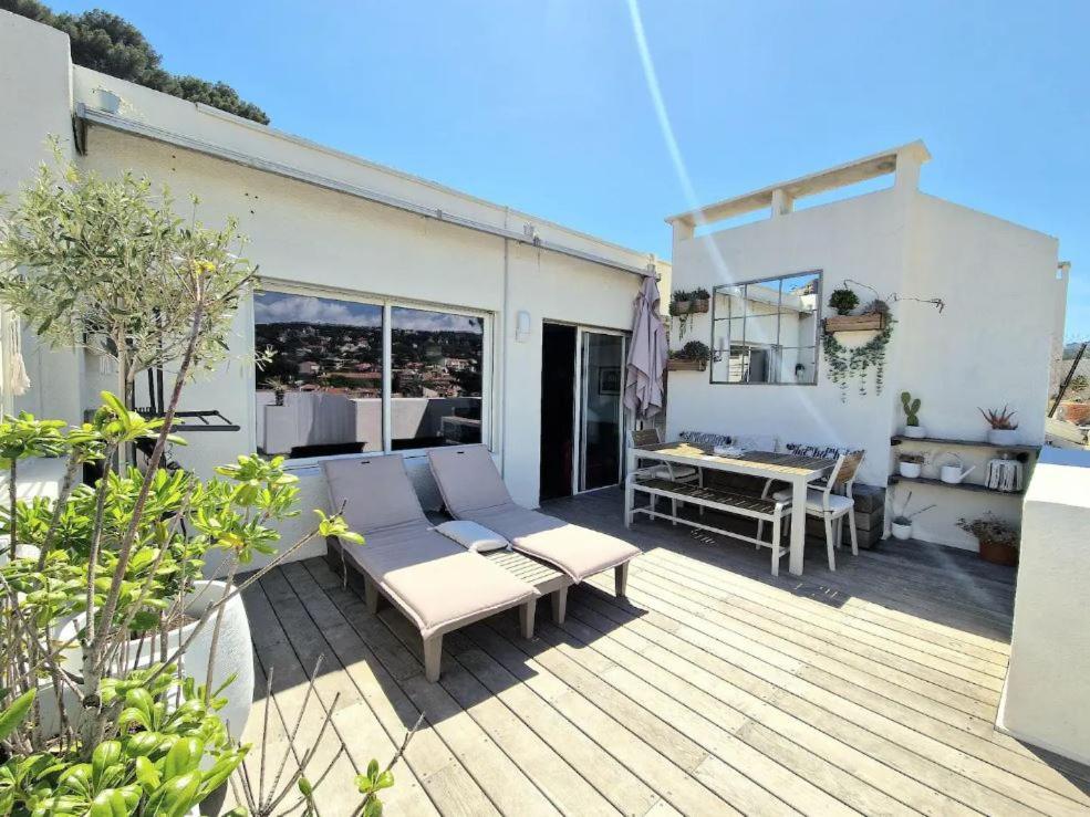 Le Rooftop - Hyper Centre - 5 Pers - Climatisation Apartment Cassis Exterior foto